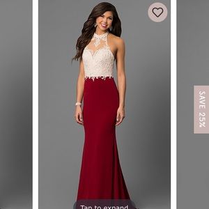 Mermaid Style Red Prom Dress (never worn)